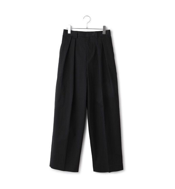 ADAM ET ROPE'「【WEB限定】ワイドレッグトラウザーパンツ」|チノ|