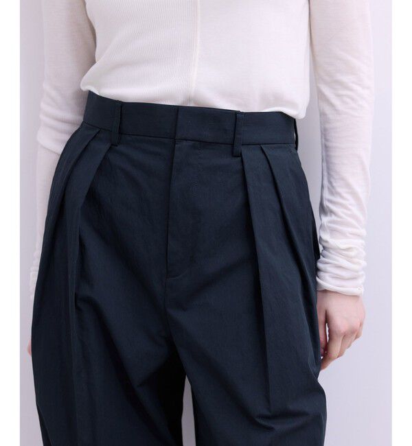 ADAM ET ROPE'「【WEB限定】ワイドレッグトラウザーパンツ」|チノ|