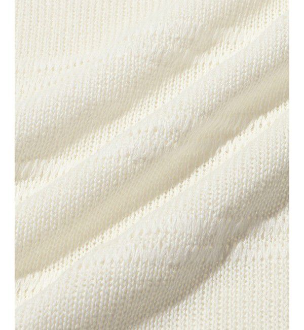 ADAM ET ROPE'「シアーボーダーニットTEE」|Tシャツ・カットソー|