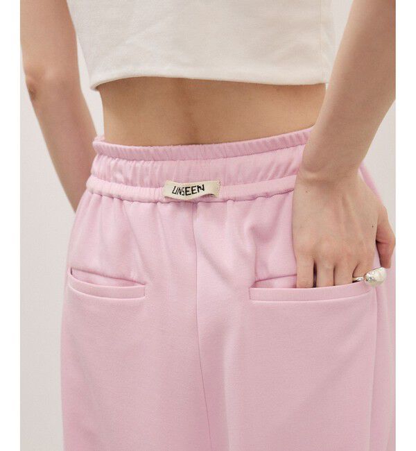 ADAM ET ROPE'「【サステナブル】UNSEENジャージパンツ」|チノ|