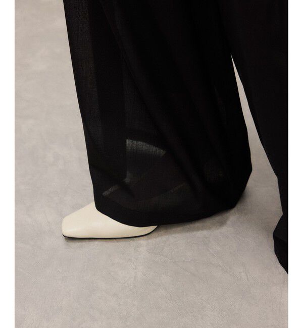 ADAM ET ROPE'「TWシアートロタックパンツ/接触冷感/防シワ」|スラックス|