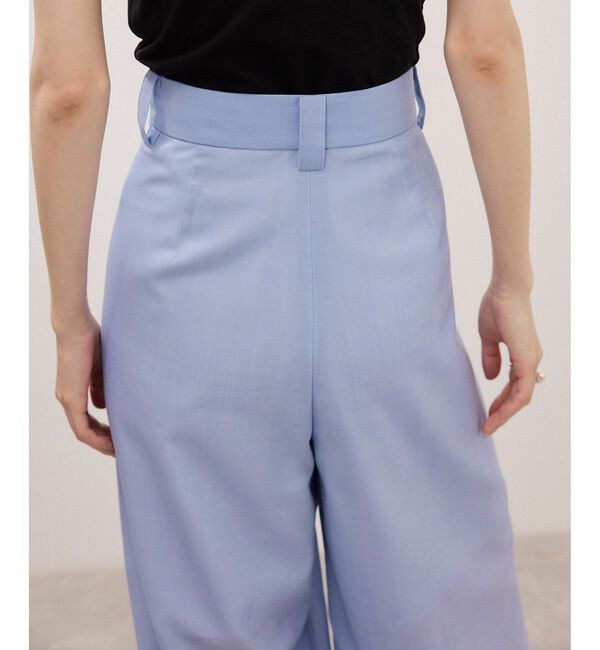 ADAM ET ROPE'「TWシアートロタックパンツ/接触冷感/防シワ」|スラックス|