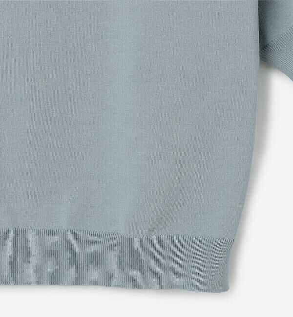 DANTON「DANTON | 半袖クルーネックニット WOMEN」|ニット・セーター|