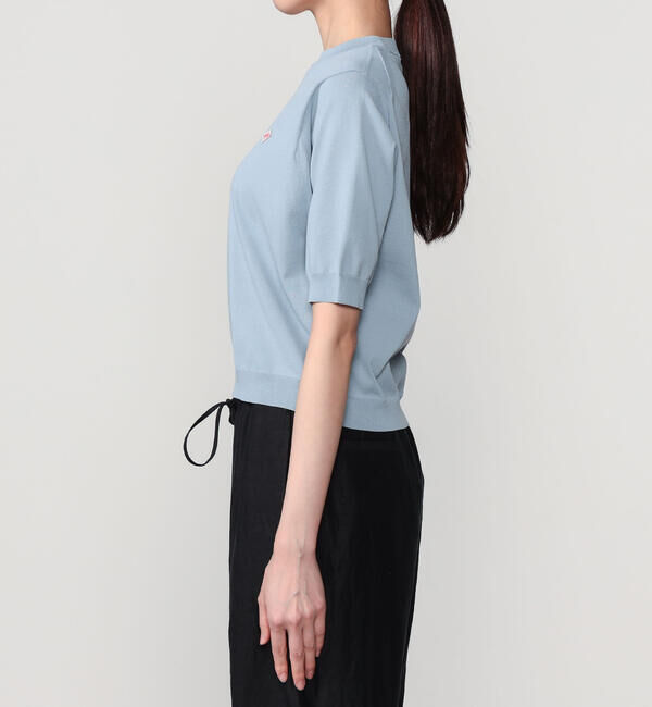 DANTON「DANTON | 半袖クルーネックニット WOMEN」|ニット・セーター|