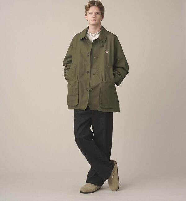 DANTON「DANTON | コットンリネン ワークジャケット MEN」|その他|