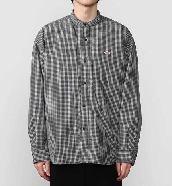 DANTON「DANTON | タイプライター 中綿シャツジャケット CHECK MEN」|ダウン|