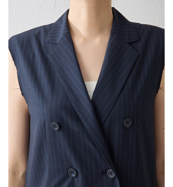  「【THE PAUSE】テーラーカラーノースリーブジャンプスーツ」|ワンピース|