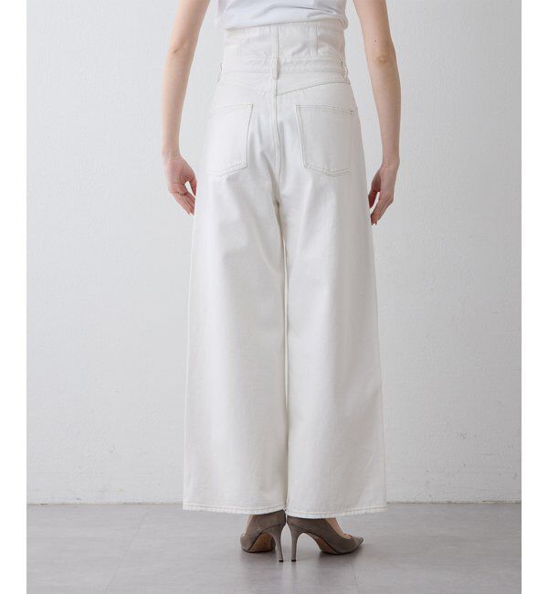  「ハイウエストデニムパンツ」|デニム|