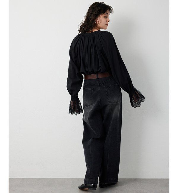  「コットンレースブラウス」|シャツ・ブラウス|