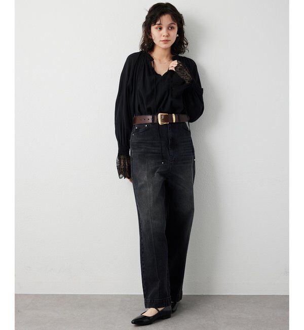  「コットンレースブラウス」|シャツ・ブラウス|