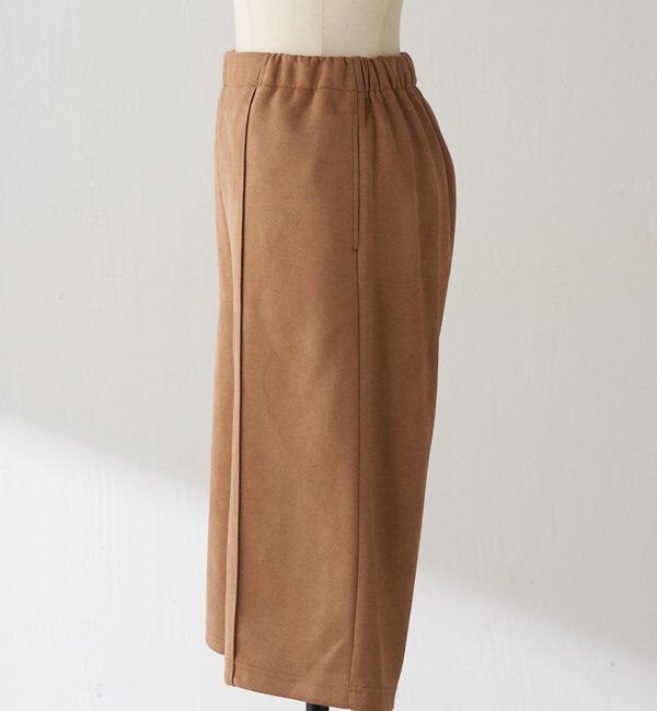  「Q.anos スエードハーフパンツ」|デニム|