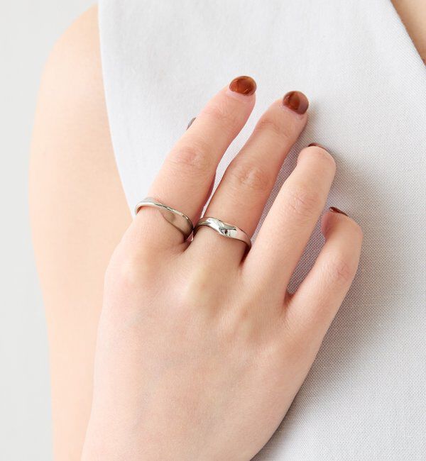  「【PAPILLONNER/パピヨネ】ツイスト2SETリング」|リング|シルバー