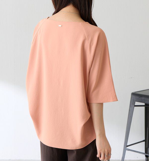  「《体型カバーに◎》ジャージスクエアブラウス」|シャツ・ブラウス|