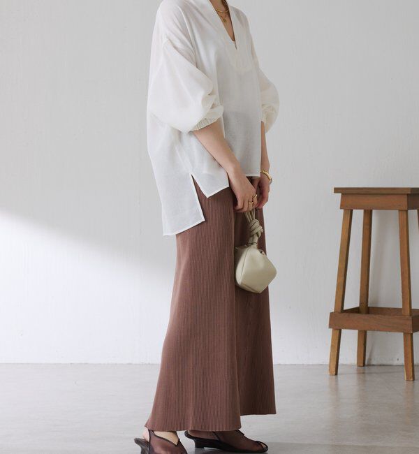  「【接触冷感】ドライコットンマーメイドスカート」|スカート|