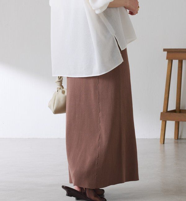  「【接触冷感】ドライコットンマーメイドスカート」|スカート|