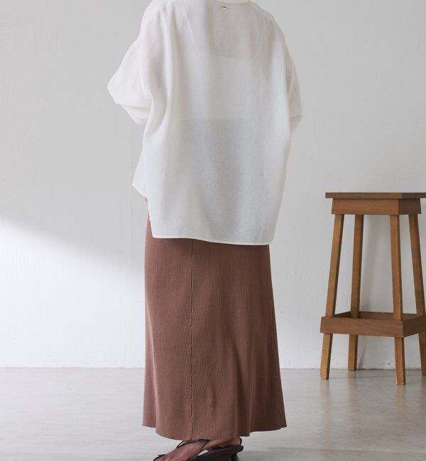  「【接触冷感】ドライコットンマーメイドスカート」|スカート|