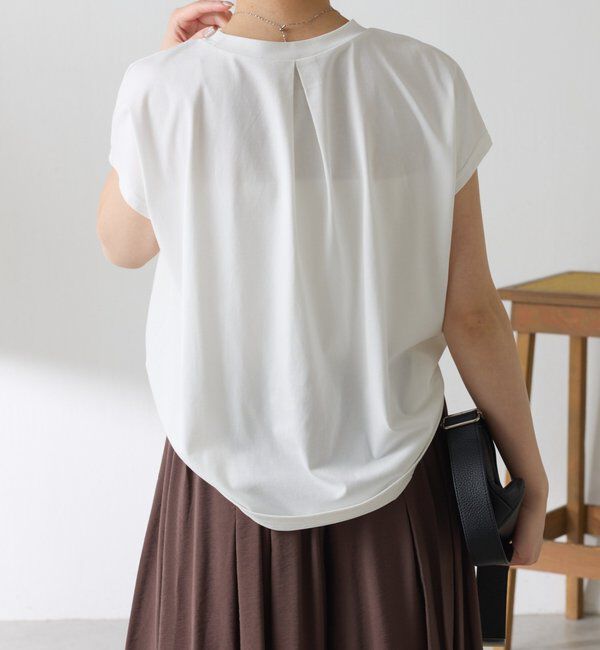  「ミニビーズロゴフレンチTシャツ」|Tシャツ・カットソー|