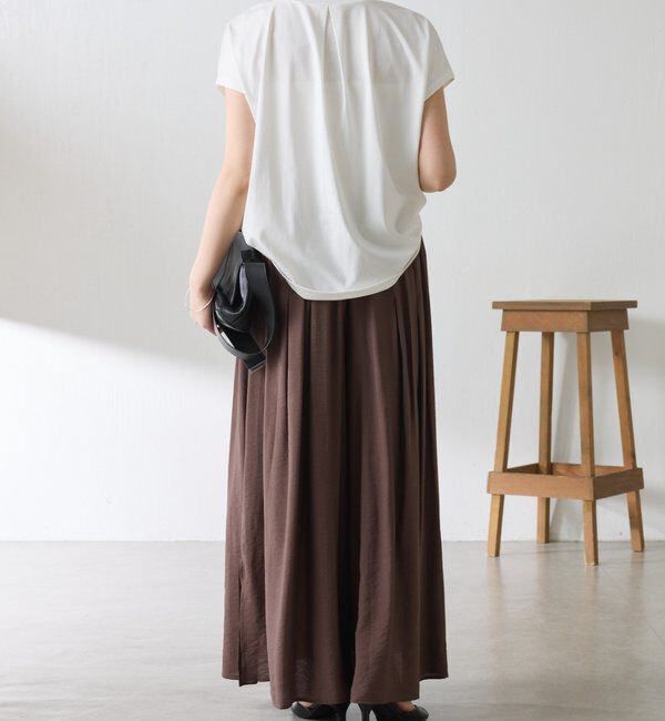  「ミニビーズロゴフレンチTシャツ」|Tシャツ・カットソー|