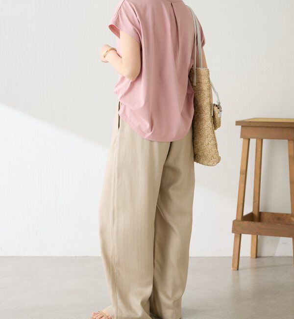  「ミニビーズロゴフレンチTシャツ」|Tシャツ・カットソー|