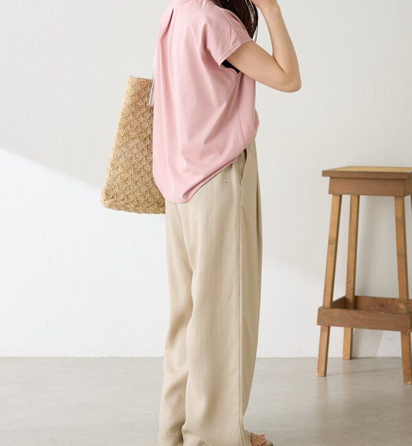  「ミニビーズロゴフレンチTシャツ」|Tシャツ・カットソー|