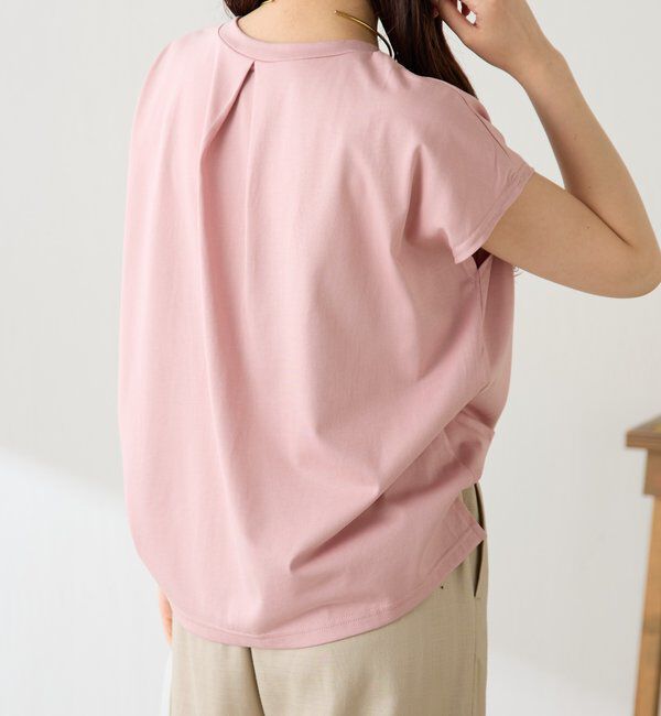  「ミニビーズロゴフレンチTシャツ」|Tシャツ・カットソー|