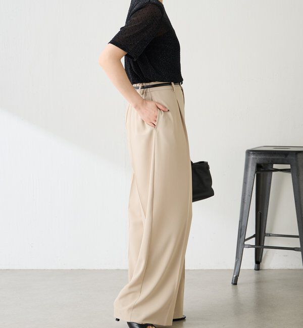  「【トレンドアイテム】シアードットチュールカットソー/アンサンブル」|Tシャツ・カットソー|