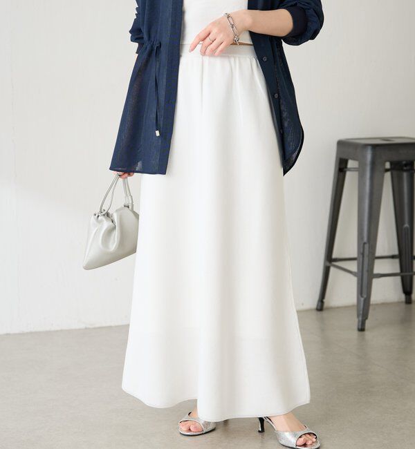  「ニットロングスカート」|スカート|