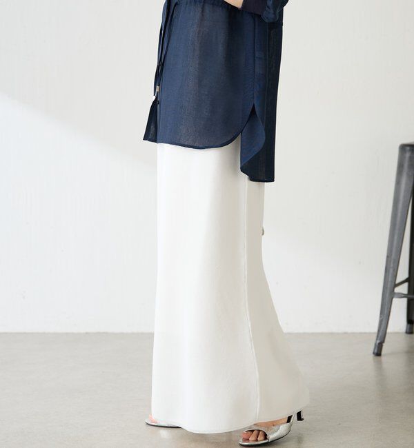  「ニットロングスカート」|スカート|