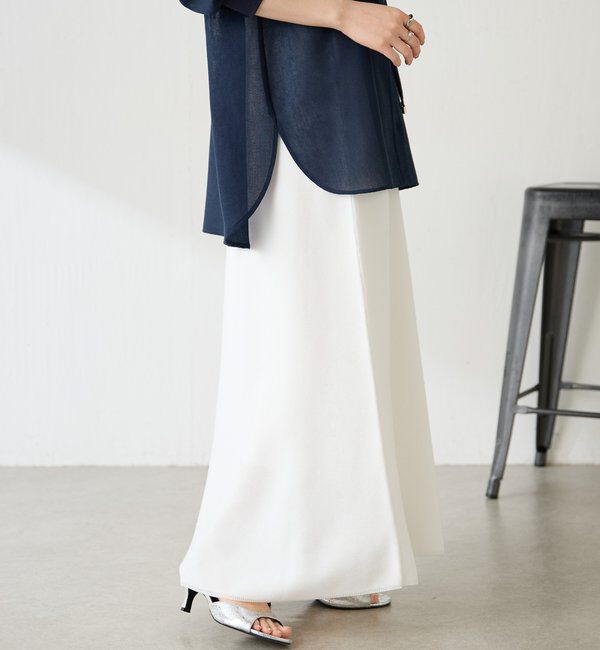  「ニットロングスカート」|スカート|