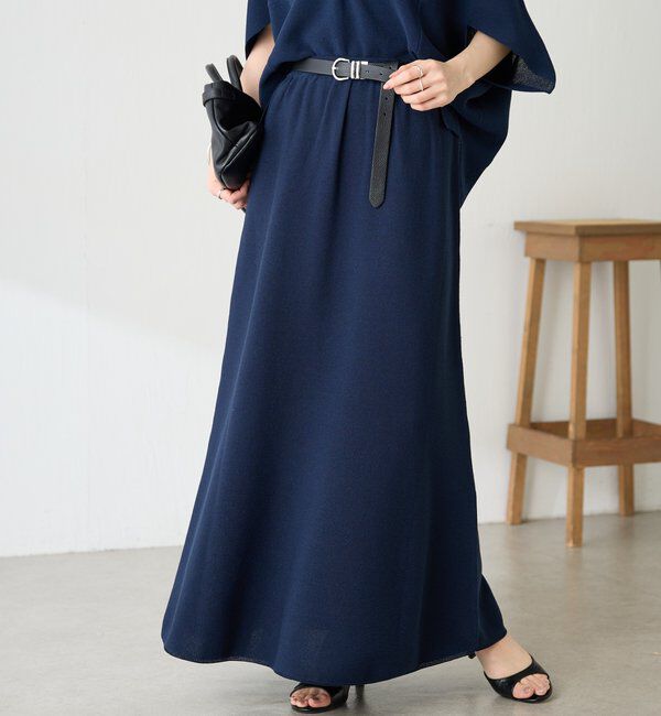  「ニットロングスカート」|スカート|