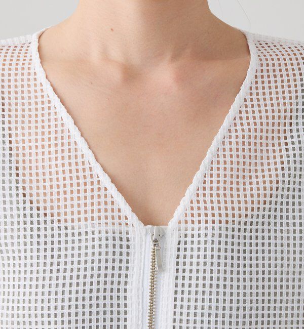  「【夏にも着れる長袖】Vネックシアーブルゾン」|その他|