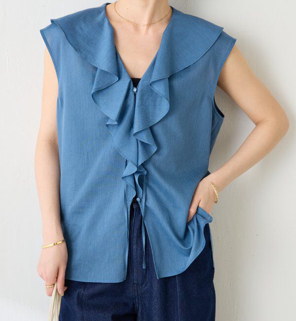  「ラッフルフレンチブラウス」|シャツ・ブラウス|