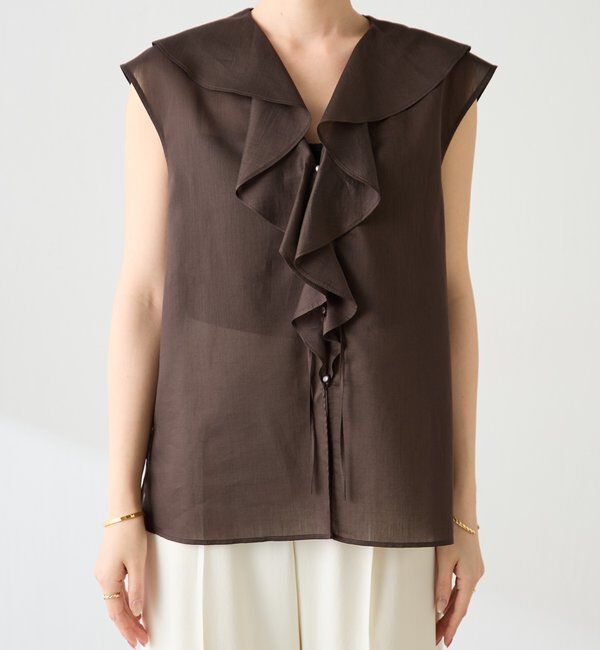  「ラッフルフレンチブラウス」|シャツ・ブラウス|