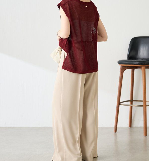  「メッシュロゴフレンチニット」|ニット・セーター|