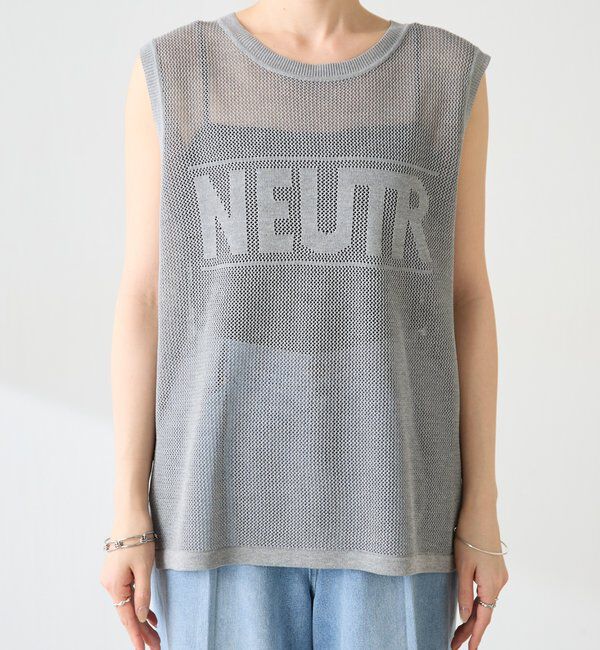  「メッシュロゴフレンチニット」|ニット・セーター|