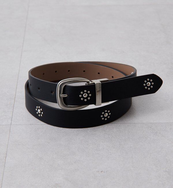  「【PAPILLONNER/パピヨネ】リバーシブルスタッズベルト」|ベルト|