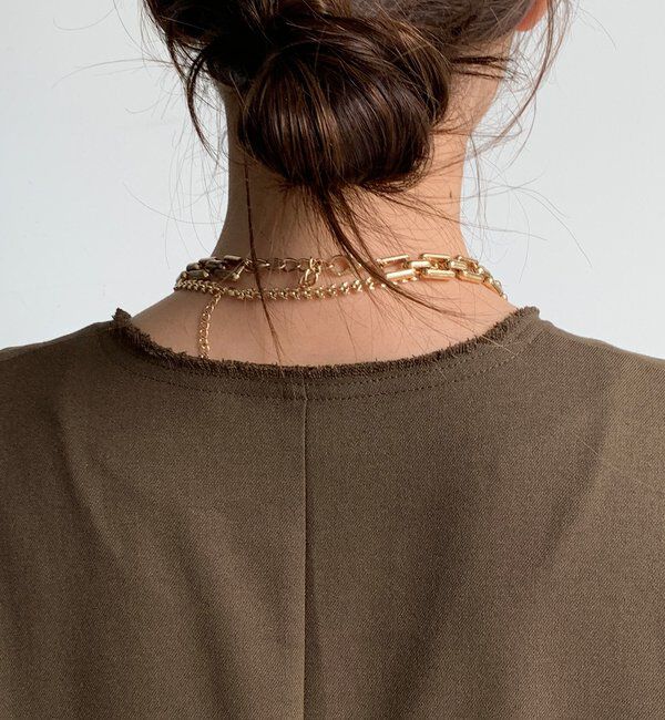  「深Vチュニックワンピース」|ワンピース|