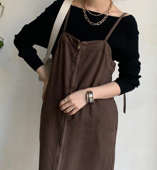  「ボートネックリブニット」|ニット・セーター|