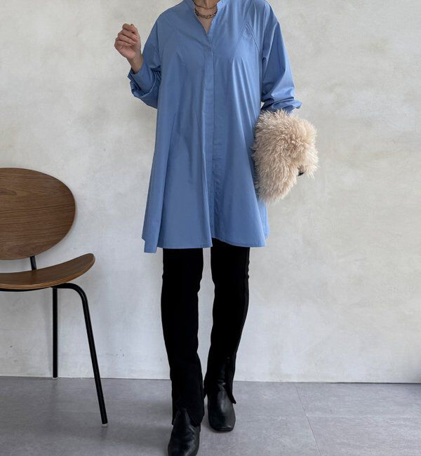  「チュニックフレアブラウス」|シャツ・ブラウス|