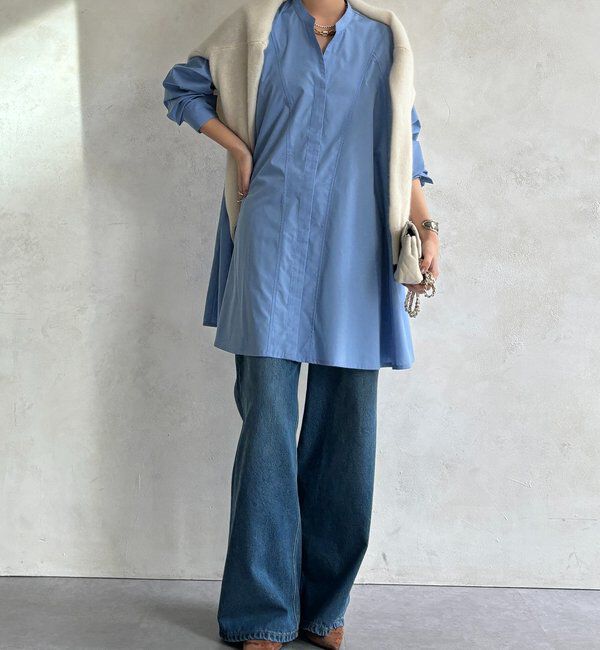  「チュニックフレアブラウス」|シャツ・ブラウス|