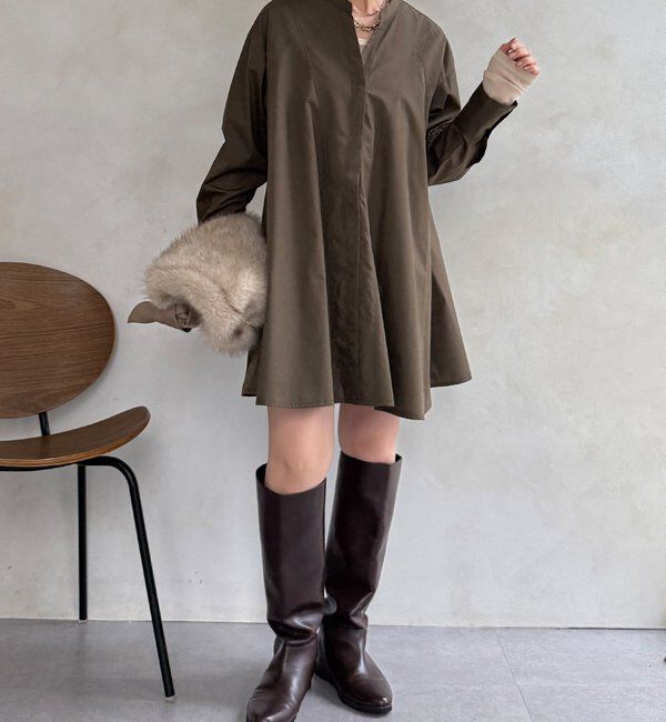  「チュニックフレアブラウス」|シャツ・ブラウス|