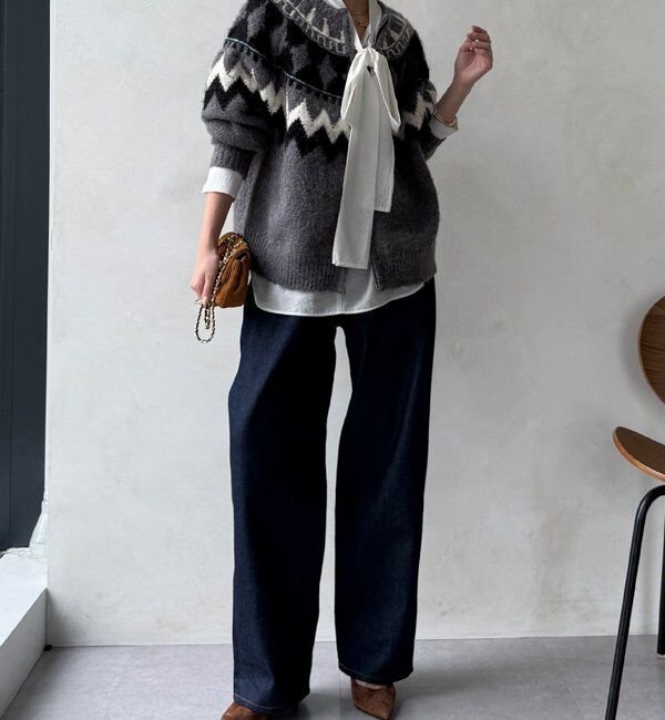  「棒タイ2WAYブラウス」|シャツ・ブラウス|