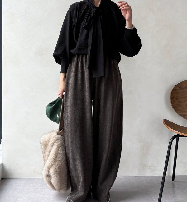  「棒タイ2WAYブラウス」|シャツ・ブラウス|