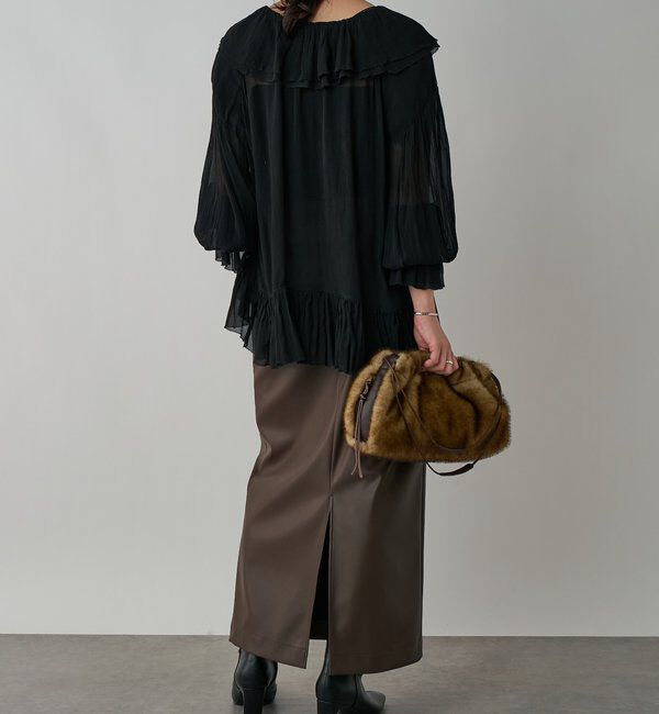  「【着映え◎】ヨウリュウラッフルブラウス」|シャツ・ブラウス|