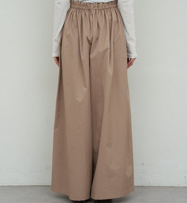  「ギャザーボリュームパンツ」|チノ|