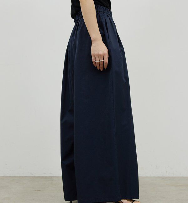  「ギャザーボリュームパンツ」|チノ|