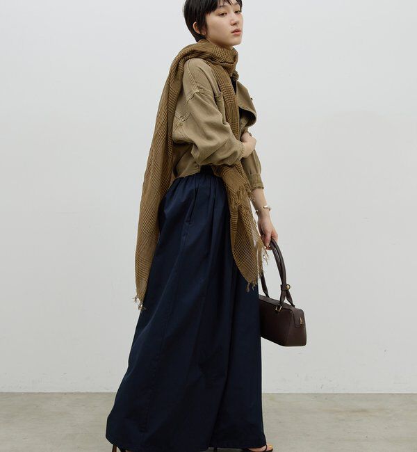  「ギャザーボリュームパンツ」|チノ|
