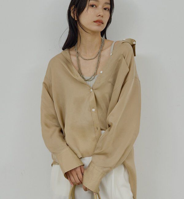  「レイヤードボールロングネックレス」|リング|