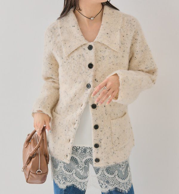  「襟付きポケットカーディガン」|カーディガン|