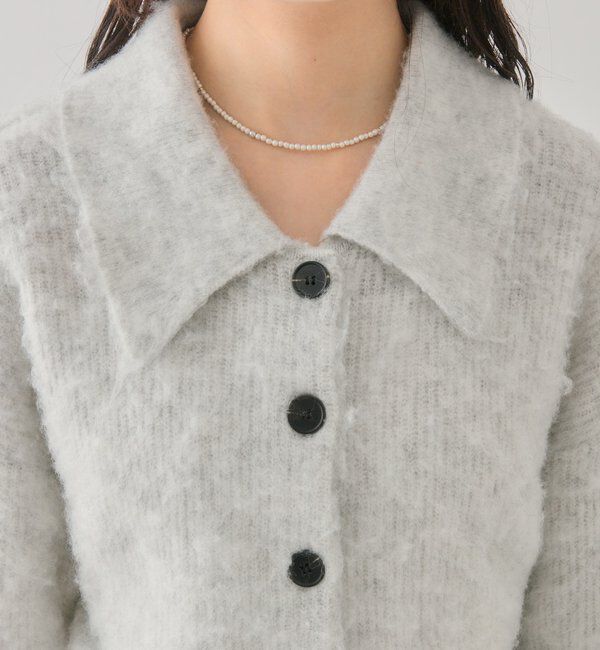  「襟付きポケットカーディガン」|カーディガン|